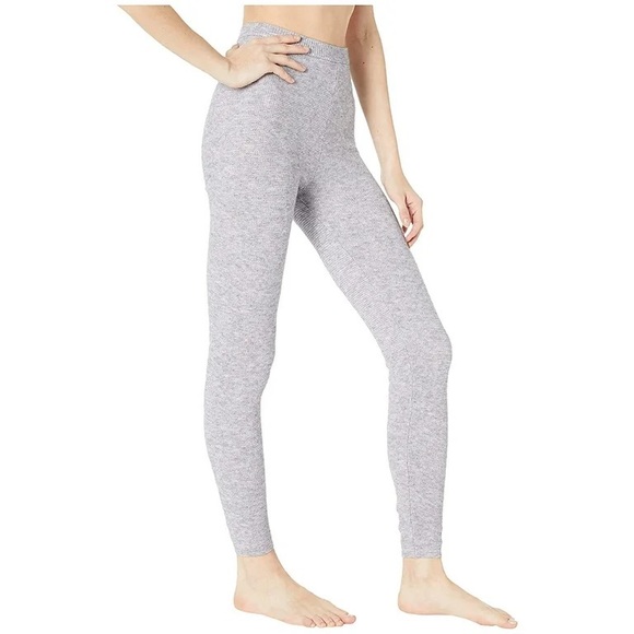 Free People Think Thermal Leggings in Blue Bundle Lot - Picture 1 of 5